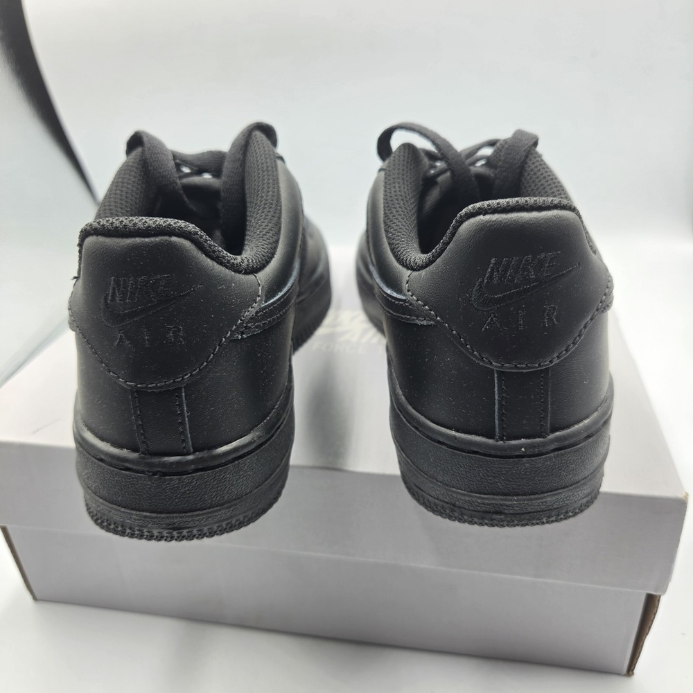 Nike Air Force 1 Low Triple Black GS Youth 4.5Y Black Leather AF1 FV5951-001 NIB - Picture 5 of 11